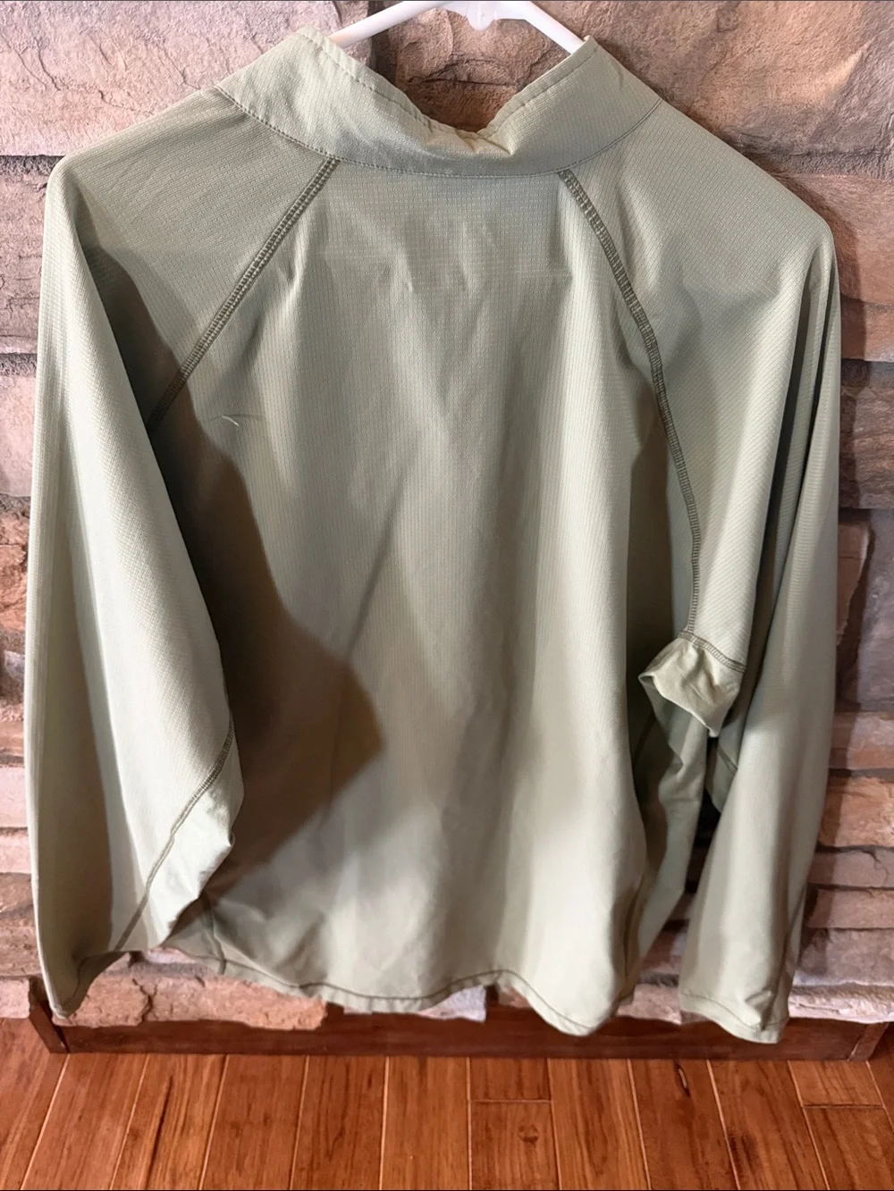 KUIU Sage Green Lightweight Half-Zip Shirt Jacket